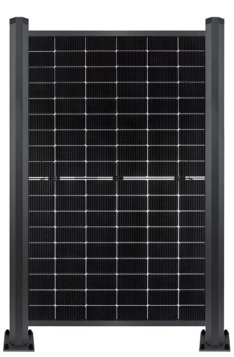 Solarzaun Sunny - Höhe 180cm (Längen von 2,55 bis 20,77 Meter), mehrwertsteuerfrei online bei ZAUN24.de kaufen!