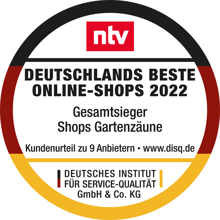 Siegel Bester Onlineshop DISQ und ntv